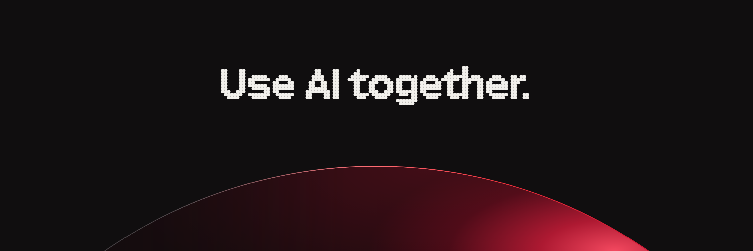 askr banner, the moon, dark: Use AI together.